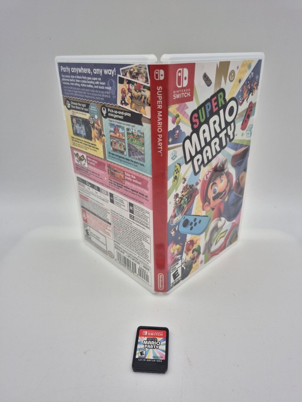 Super Mario Party (Nintendo Switch, 2018) Case and Cartridge Tested and Working